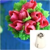 Насадка молодой тюльпан №26 трёх лепестковая G | L размер (Russian Young Tulip Nozzle #26 Three Petals G | L size | By Tulip Workshop)