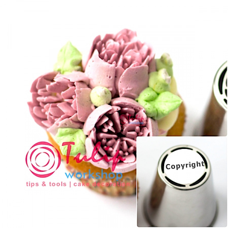 Насадка Малазийский Цветок №206 Роскошный Тюльпан | XL размер (Russian Flower Nozzle # 206 - Luxury Tulip | XL size | By Tulip Workshop)