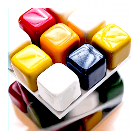 Силиконовая форма КУБ 8 фигур 290•170•45 мм (50•50•45 мм)