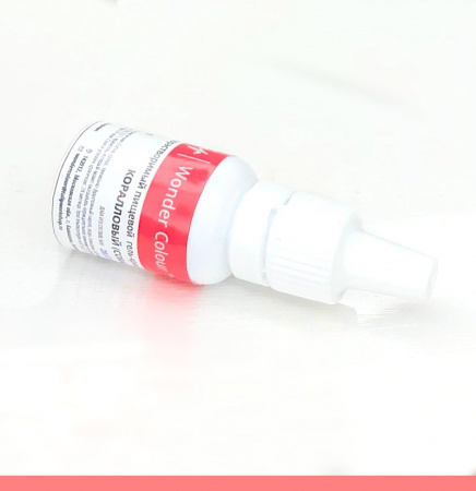 Гелевый пищевой краситель 15-50 мл. Розовая палитра: КОРАЛЛОВЫЙ Tulip Wonder Colour