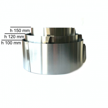 Форма для выпечки металлическая раздвижная Кольцо Ø 16-30 см | высота 12 см