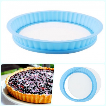 Силиконовая разъемная форма для Пирогов 26*4 см | Тарт