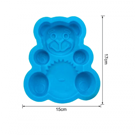 Силиконовая форма Весёлый Медведь