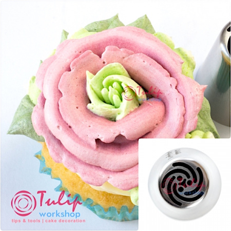 Насадка Бутон Малазийской Розы №16 пять лепестков | L размер (Russian Flower Bud Nozzle #16 Blooming Marvellous | L size | by Tulip Workshop)