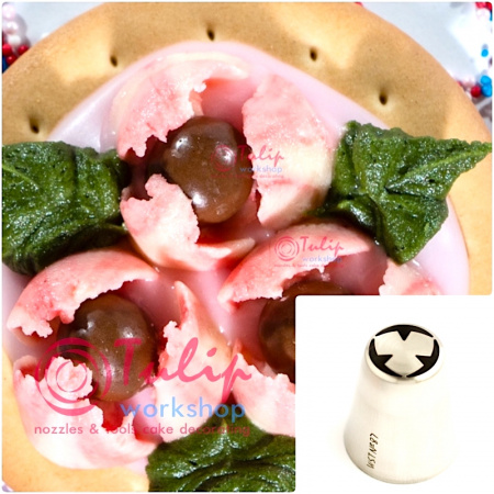 Насадка Тюльпан №87 F три лепестка | L размер (Russian Tulip Nozzle #87 F | L size | by Tulip Workshop)