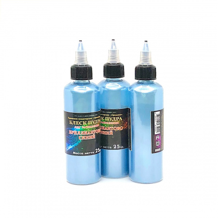 Пищевой краситель распылитель 25 г сухой Блеск-Пудра Бриллиантовый СИНИЙ